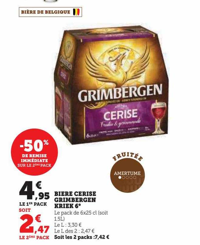 bière cerise grimbergen kriek 6°