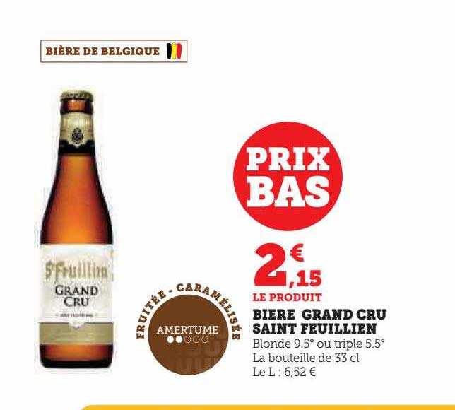 bière grand cru saint feuillien