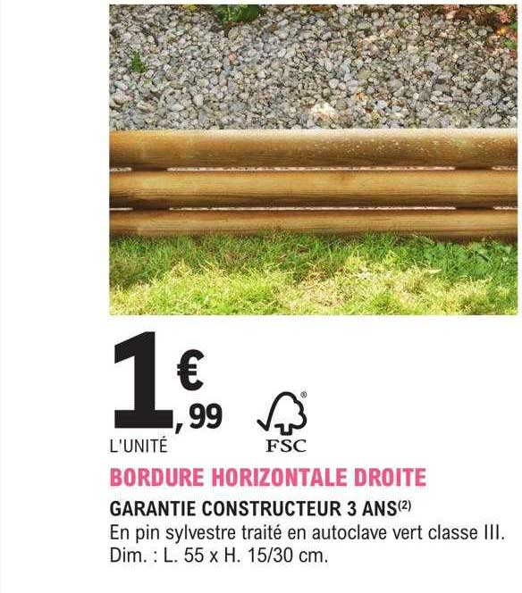 bordure horizontale droite