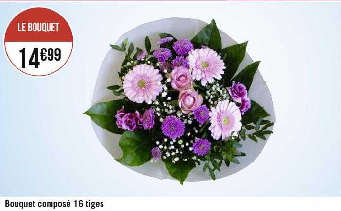 Bouquet Composé 16 Tiges