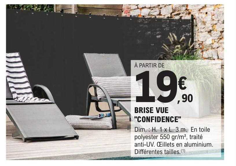 Brise Vue "confidence"