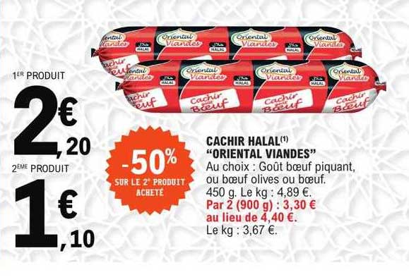 cachir halal "oriental viandes"