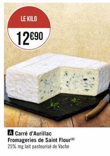 carré d'arillac fromageries de saint flour