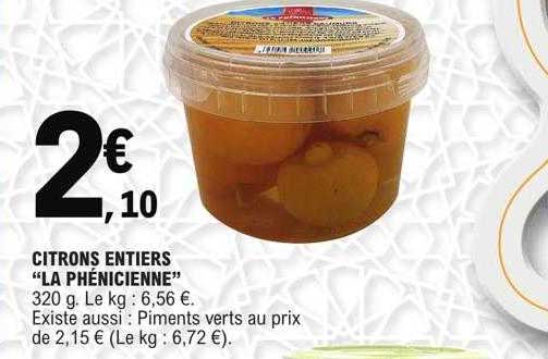 Citrons Entiers "la Phénicienne"