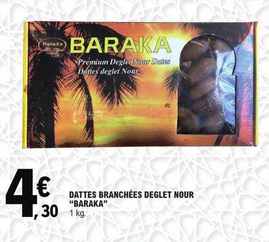 dattes branchées deglet nour "baraka"