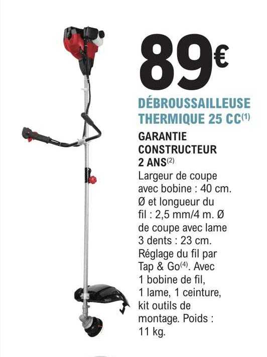 Débroussailleuse Thermique 25 Cc