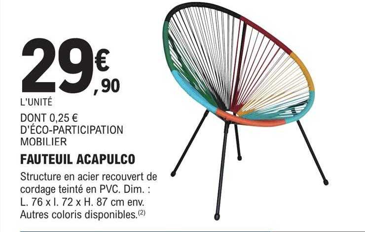 fauteuil acapulco