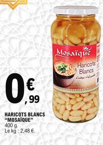 Haricots Blancs "mosaïque"