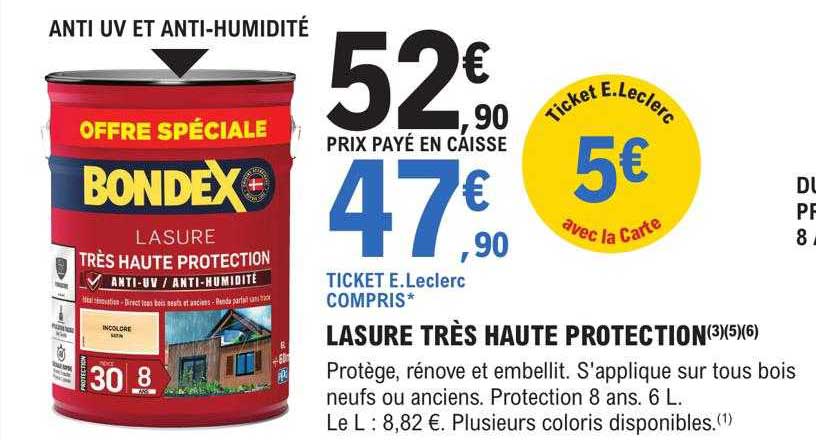 lasure très haute protection bondex