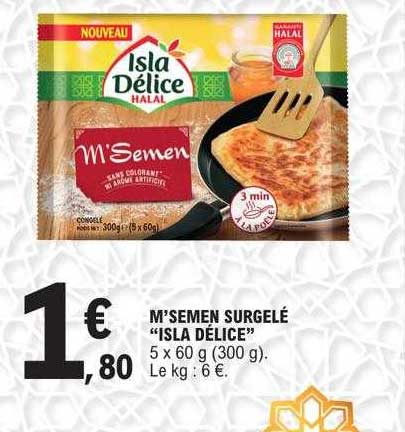 M'semen Surgelé "isla Délice"