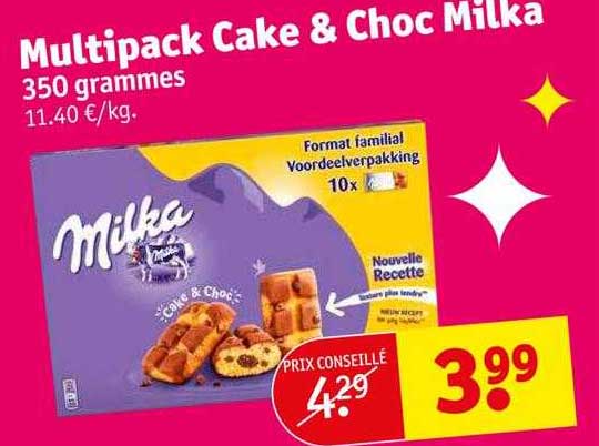 Multipack Cake & Choc Milka