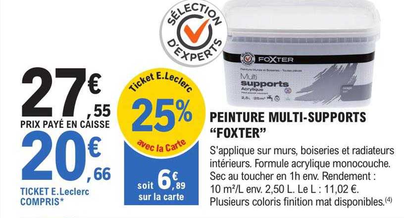 Peinture Multi-supports "foxter"