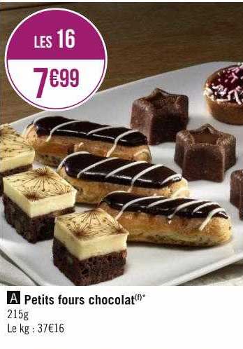 Petits Fours Chocolat