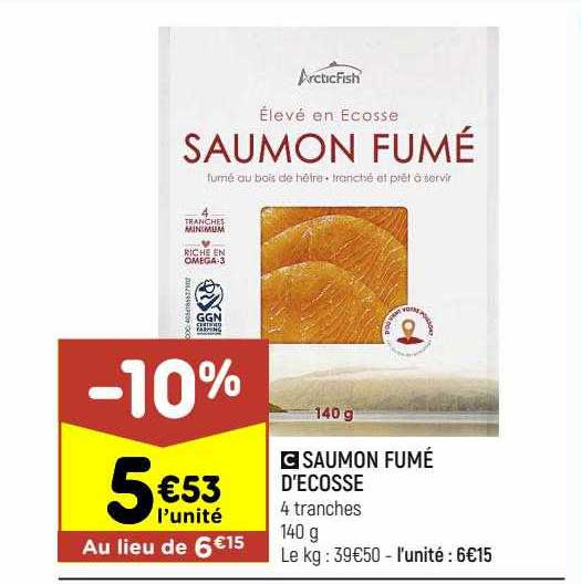 saumon fumé d'écosse