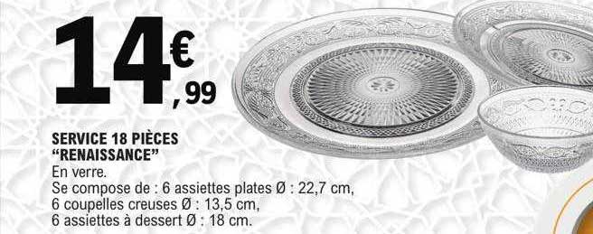 service 18 pièces "renaissance"