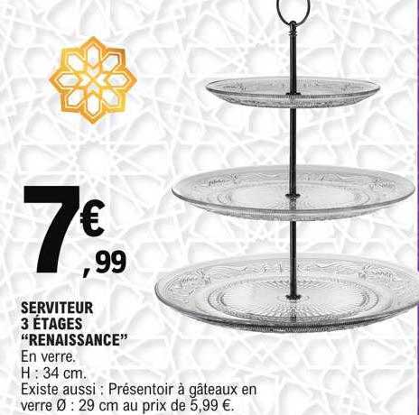 serviteur 3 étages "renaissance"