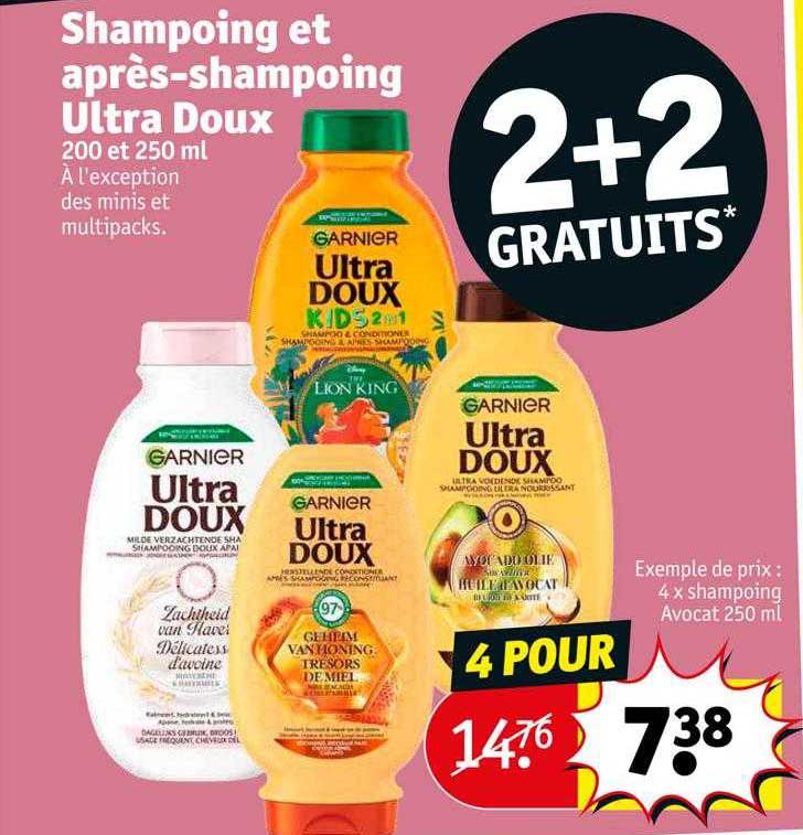 shampoing et après-shampoing ultra doux