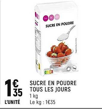 Sucre En Poudre Tous Les Jours