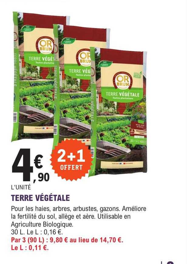 Terre Végétale Or Brun