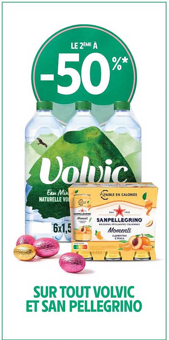 volvic et san pellegrino