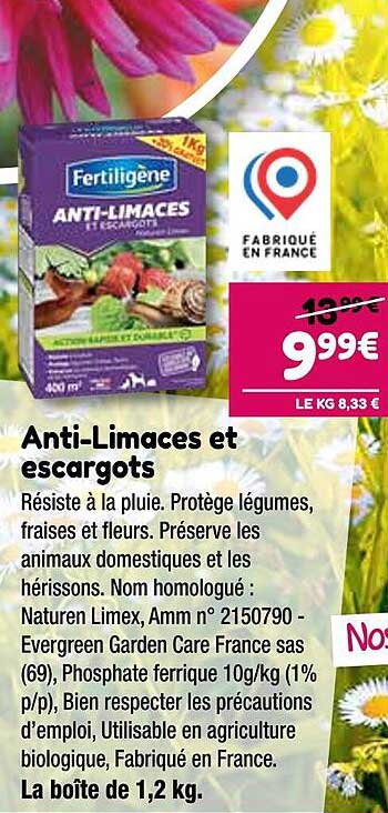 anti-limaces et escargots