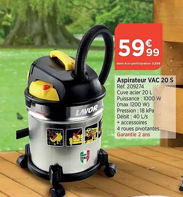 aspirateur vac 20 s
