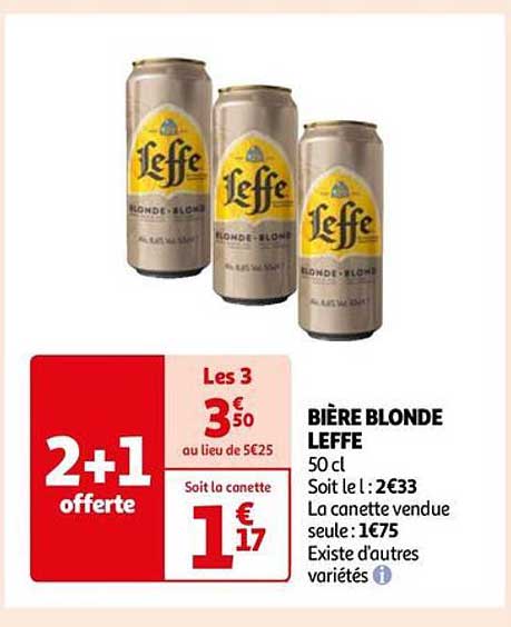 Bière Blonde Leffe