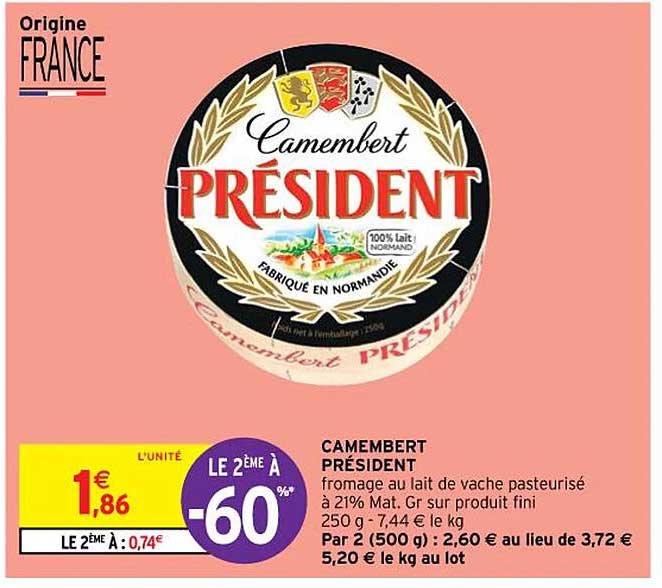 Camembert Président