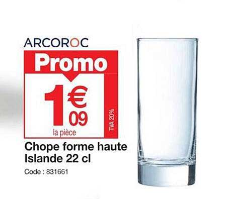 chope fomre haute islande 22 cl
