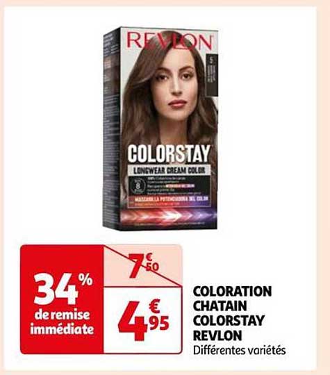 coloration chatain colorstay revlon