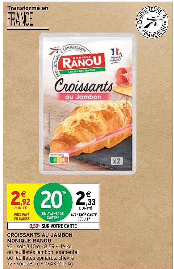croissants au jambon monique ranou