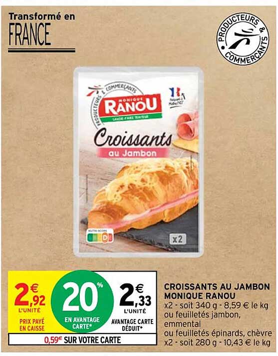 croissants au jambon monique ranou