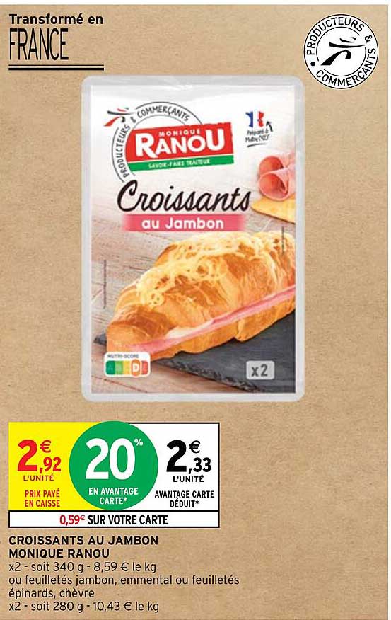croissants au jambon monique ranou