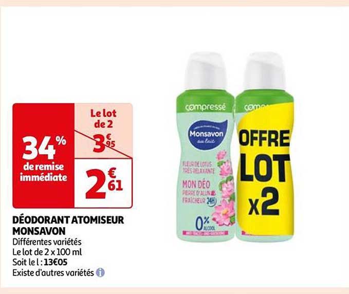 Déodorant Atomiseur Monsavon