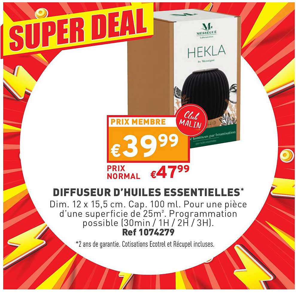 diffuseur d'huiles essentielles