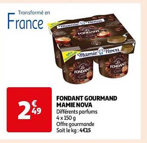 Fondant Gourmand Mamie Nova