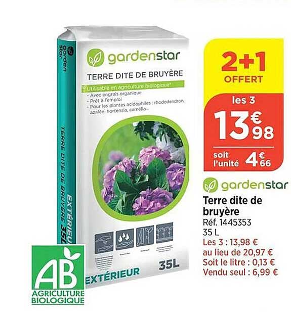 gardenstar terre dite de bruyère