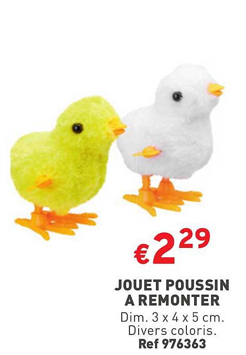 jouet poussin à remonter