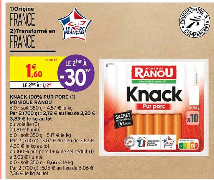 knack 100% pur porc monique ranou