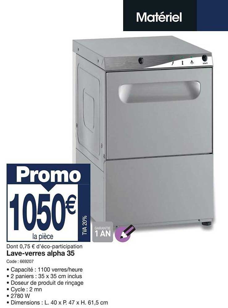 lave-verres alpha 35