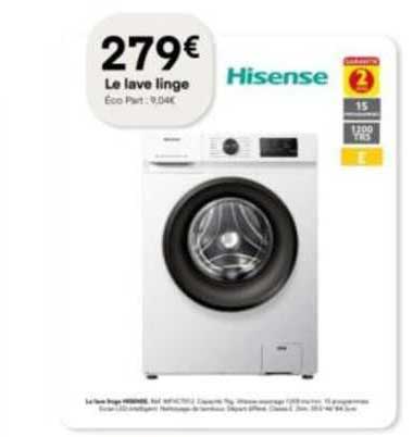 le lave linge hisense