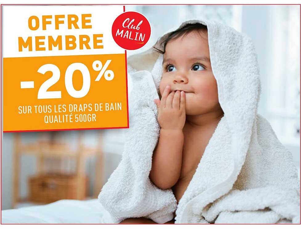 les draps de bain qualité 500gr