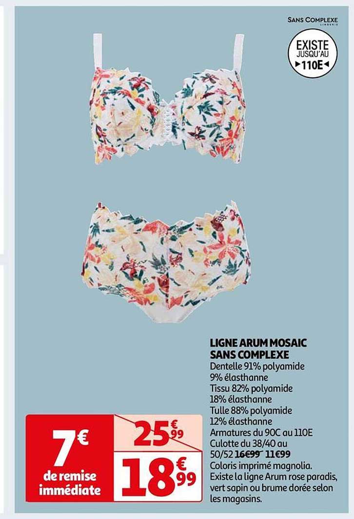 ligne arum mosaic sans complexe