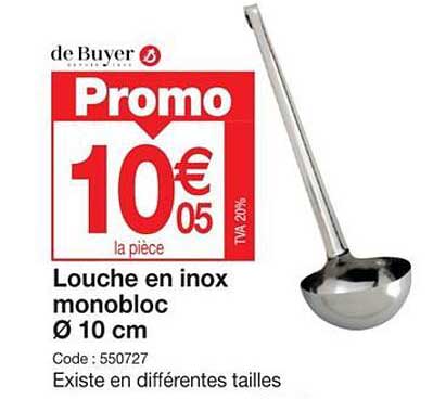 Louche En Inox Monobloc ø 10 Cm