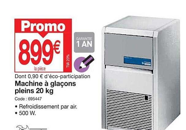 machine à glaçons pleins 20 kg