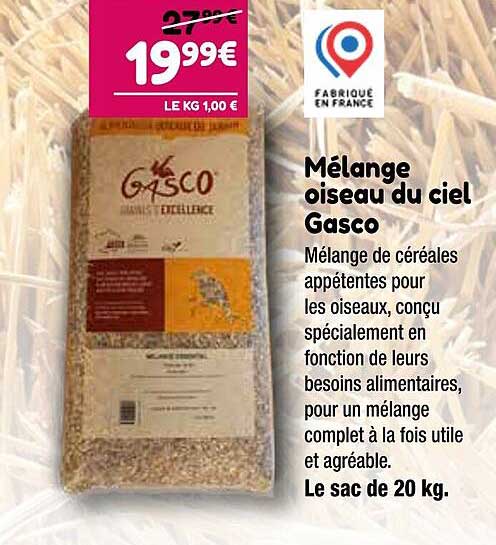 mélange oiseau du ciel gasco