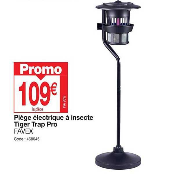 piège électrique à insecte tiger trap pro favex