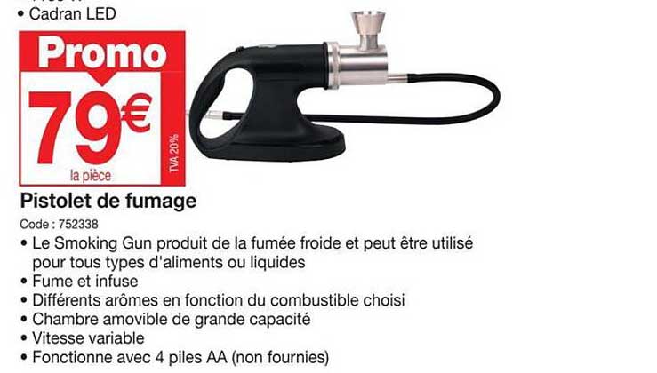 pistolet de fumage