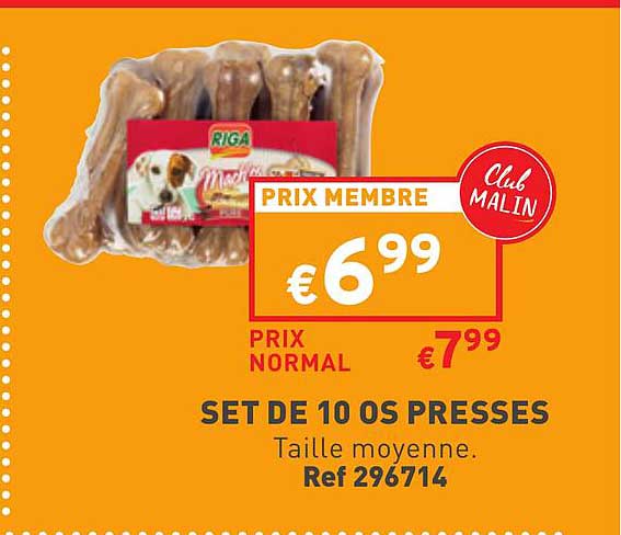 Set De 10 Os Pressés