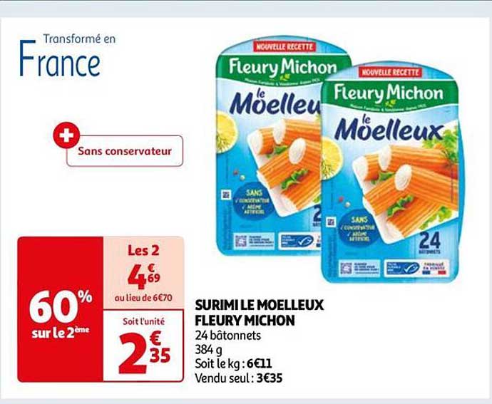 surimi le moelleux fleury michon